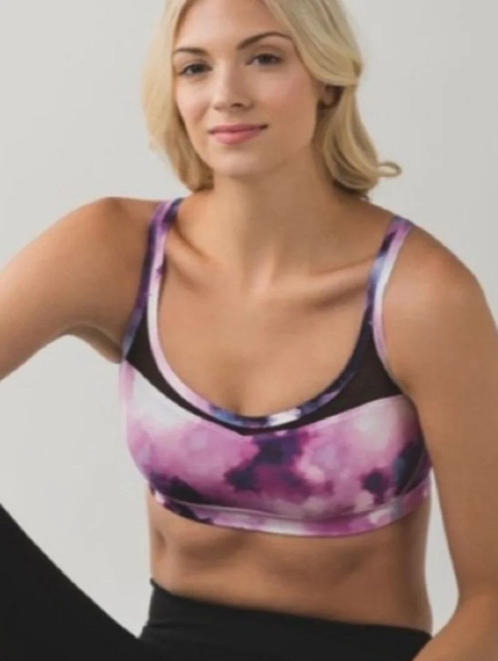 Lululemon Sweaty Endeavor Sports Bra Tie Dye 4 Y2k